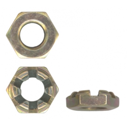 MS17826-5 Castellated Nylon Inserted Hex Nut