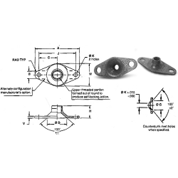 MS21049L08 Anchor Nut K1100-08 from Aircraft Spruce & Specialty Co.