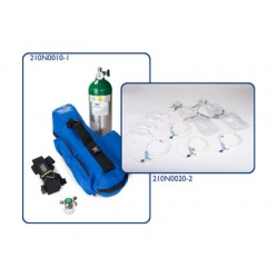 Oxypack 4-Person Portable Oxygen System With Blue 