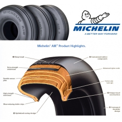Michelin Tire Air H29X9.0-15 16 Ply 027-438-0 from Michelin