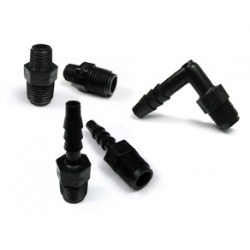 0710-153 BLK PLY ELBOW FITTING
