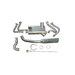 Power Flow Exhaust C172 175 0360 Classic Polished