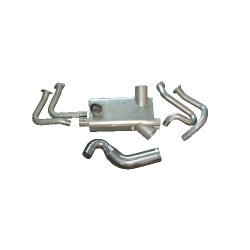 Power Flow Exhaust C172/0320 Short Stack Polished