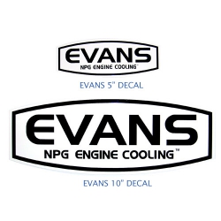 EVANS 5" OVAL DECAL
