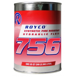 Royco 756 Hydraulic Fluid Case Of 24 Quarts