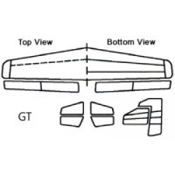 ULTRALIGHT QUICKSILVER GT400 COMPLETE SAIL SET