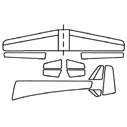 ULTRALIGHT X-AIR MODEL F RUDDER SURFACE