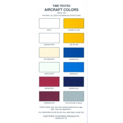 CERTIFIED COATING COLOR CHART