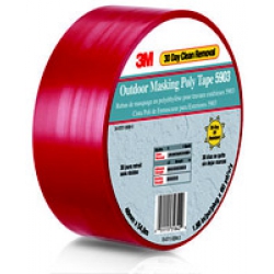 3M MASK POLY TAPE 5903 RED from 3M