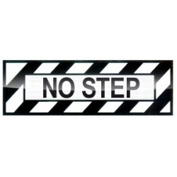 No Step Decal Soft Aluminum