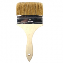 BRUSH 4" PREMIER/ZPRO WH NAT DBL BRISTLE WV40