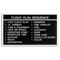 FLIGHT PLAN SEQ CHECKLIST