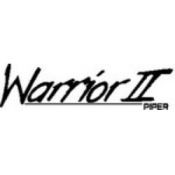 WARRIOR II DECAL BLACK