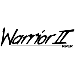 WARRIOR II DECAL WHITE