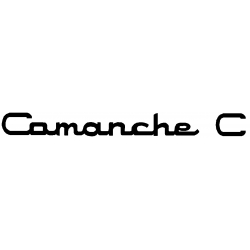 COMANCHE C DECAL WHITE