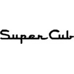 Super Cub Decal Black