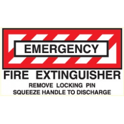 FIRE EXTINGUISHER DECAL