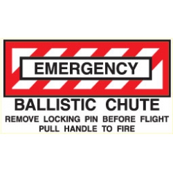 BALLISTIC CHUTE DECAL