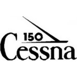 CESSNA 150 DECAL BLACK RIGHT