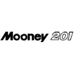 MOONEY 201 DECAL - BLACK