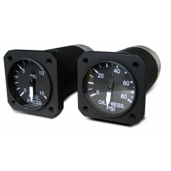 UMA 1-1/4" ELECTRIC OIL PRSSS GAUGE 0 - 80 PSI VDO NON TSO from UMA Instruments Inc.