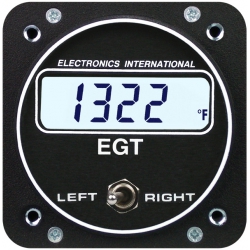 EI E-2 TWIN ENGINE EGT TWO CHANNEL 2-1/4" TSO