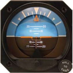 MCI 3" ELECTRIC ATTITUDE INDICATOR 10-32 VDC 4300-311