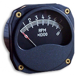 SWIFT 3-1/8" TACHOMETER 0-8000 RPM STANDARD POINTER