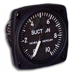 UMA 2-1/4 SUCTION GAUGE 0-10 IN HG BLACK & WHITE N