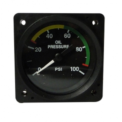 ISS 2-1/4" OIL PRESS GAUGE 0-100 PSI NON TSO