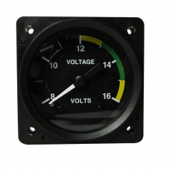 ISS 2-1/4" VOLTMETER GAUGE 8-16V NON TSO