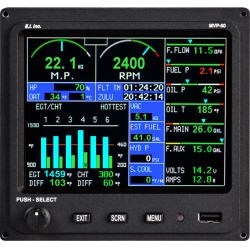 EI MVP 50P GLASS PANEL ENGINE MONITOR 6 CYL NON TS