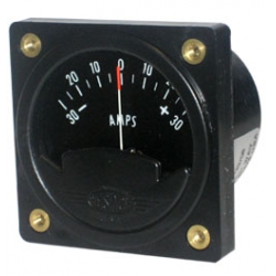 WESTACH 2-1/4" SQUARE AMMETER -30-0-+30 W/ SH