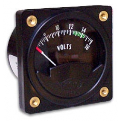 WESTACH 2-1/4" SQUARE VOLTMETER 0-35VDC 2A5-2 NON TSO