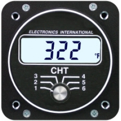 EI C-6 CHT SIX CHANNEL GAUGE 2-1/4" TSO