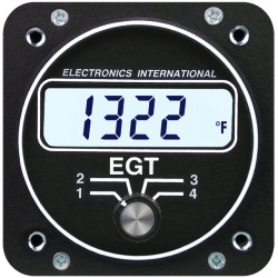 EI E-4 EGT FOUR CHANNEL GAUGE 2-1/4" TSO