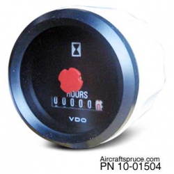 2-1/4" 12 VDC VDO HOURMETER