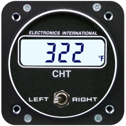 EI C-2 TWIN ENGINE CHT TWO CHANNEL 2-1/4" TSO