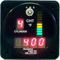 ASL CHT 4C W/ VOLTMETER INSTRUMENT ONLY CHT-100-4V