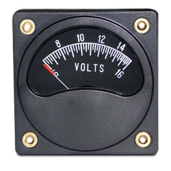 SWIFT 2-1/4" VOLTMETER 6-16V