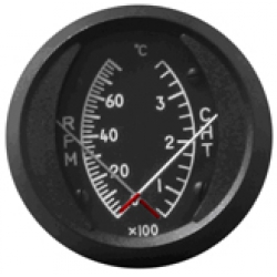 SWIFT 2-1/4" TACHOMETER / CHT 1000-8000RPM / 