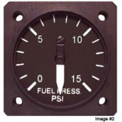 UMA 2-1/4" ELECTRIC FUEL PRESS GAUGE 0 - 15 P from UMA Instruments Inc.