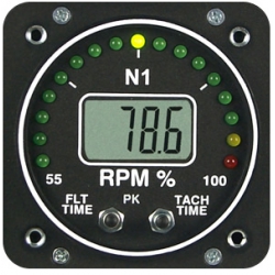 EI R1 N1 TURBOPROP PERCENT RPM GAUGE 2-1/4" NON TS