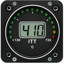 EI M1ITT ITT GAUGE 2-1/4" CELSIUS NON TSO