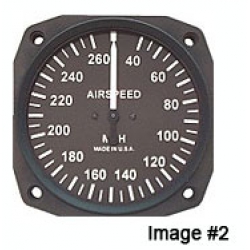 UMA 3-1/8 ASI DUAL SCALE 205 KNOTS TSO from UMA Instruments Inc.