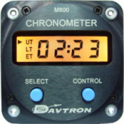 DAVTRON MODEL 800-5V GMT LT & ET DIGITAL CLOCK 5 VOLT LIGHTING