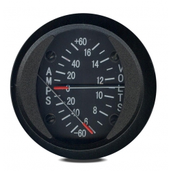 SWIFT 2" AMP / VOLTMETER 60-0-60 A 6-16V