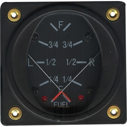 SWIFT 2-1/4" DUAL FUEL LEVEL 0-5V WITH ALARM