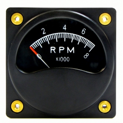 SWIFT 2-1/4" TACHOMETER 0-8000 RPM 4 IMP/REV
