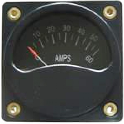 SWIFT 2-1/4" AMMETER 60A-0-60A